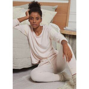 Flora Nikrooz Loungewear Pajama Set Women's Small Pink 2 Piece Set Top Pants New